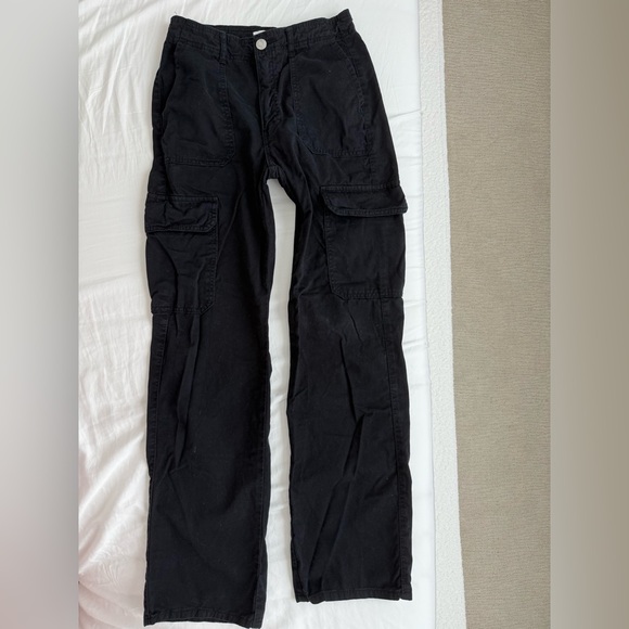 Zara Women’s Black Cargo Pants - Picture 1 of 6